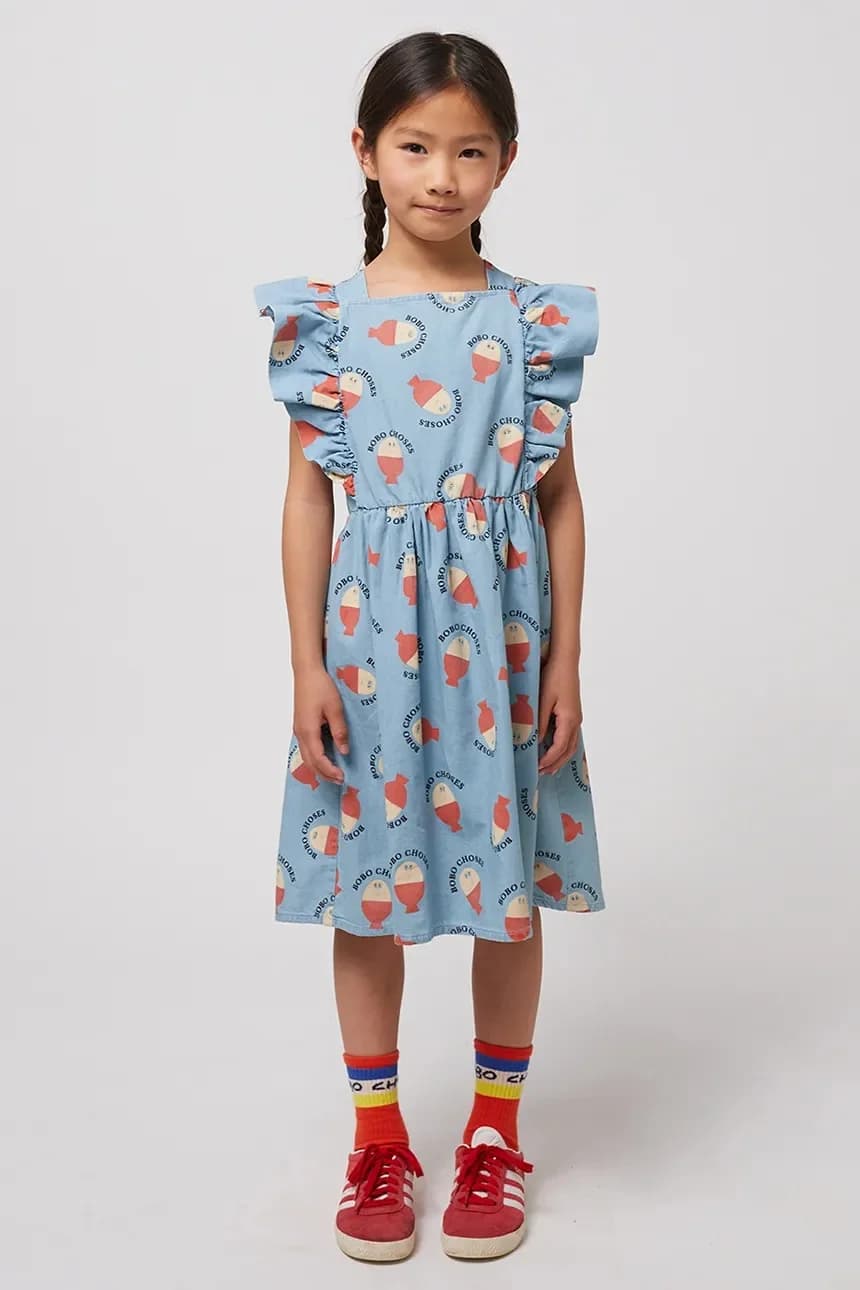 Детское хлопковое платье Morning Egg