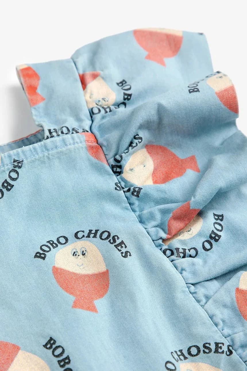 Детское хлопковое платье Morning Egg - фото 4