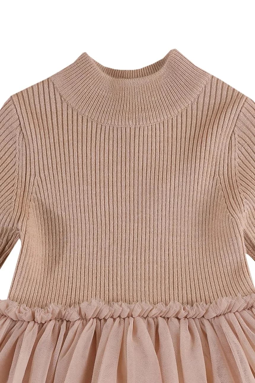 Lotus Dress детское шерстяное платье - фото 3