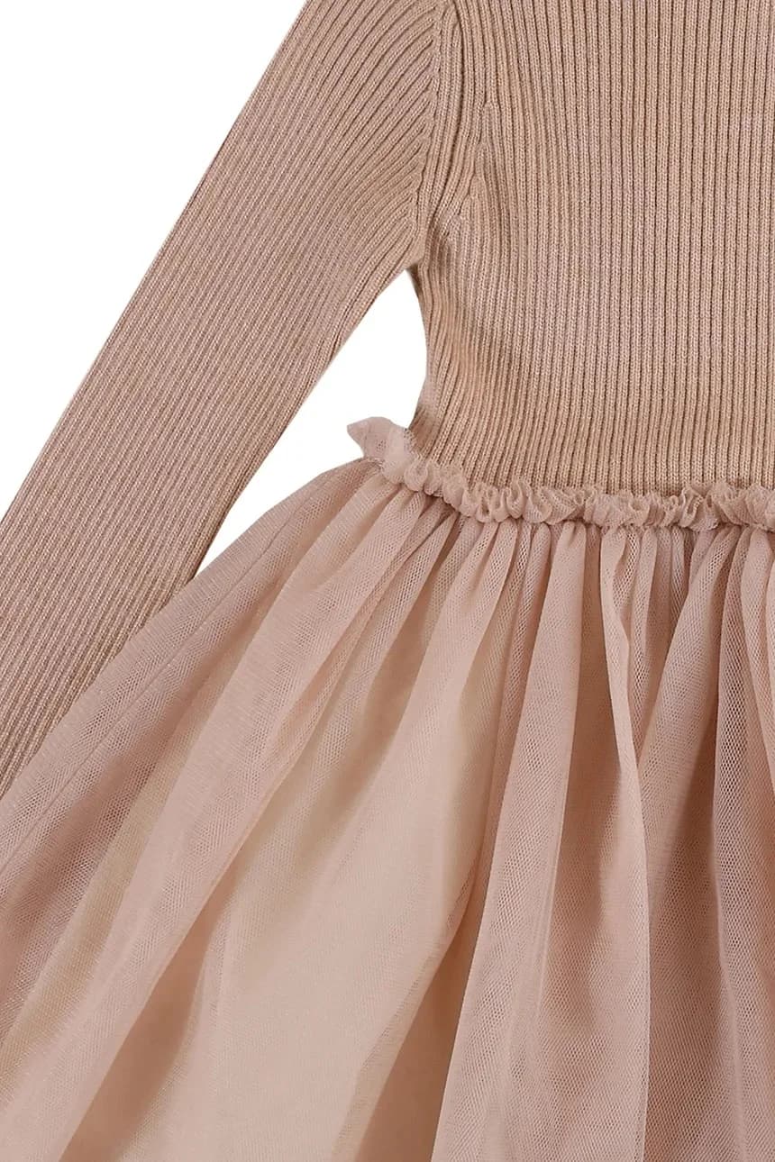 Lotus Dress детское шерстяное платье - фото 4