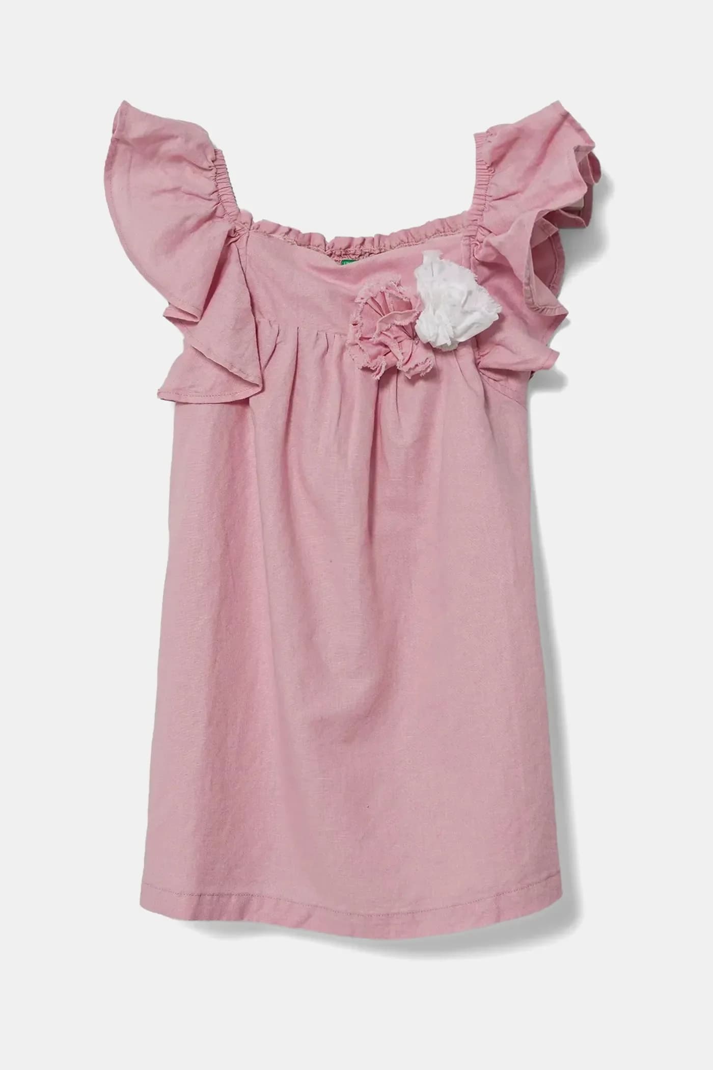 Детское льняное платье