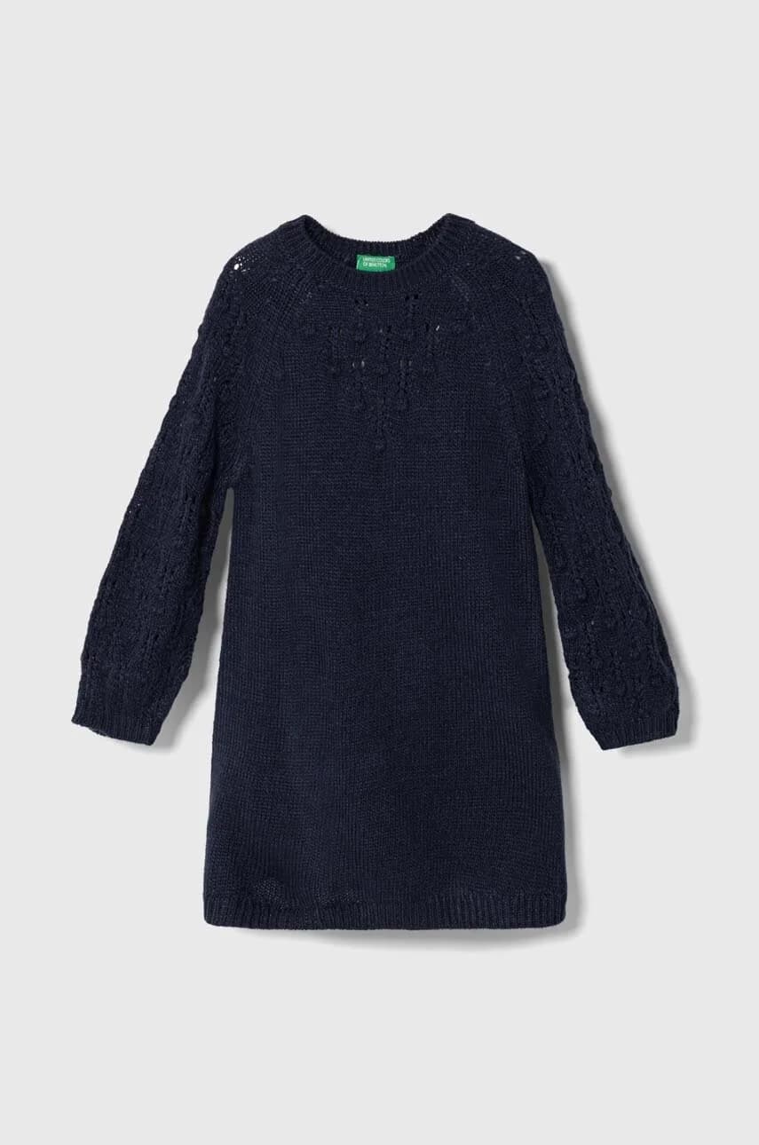 Детское платье из смесовой шерсти.