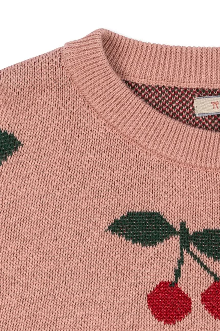 БЛУЗКА С ЛЯПИС-ЛЮРЕКСОМ детский свитер - фото 3