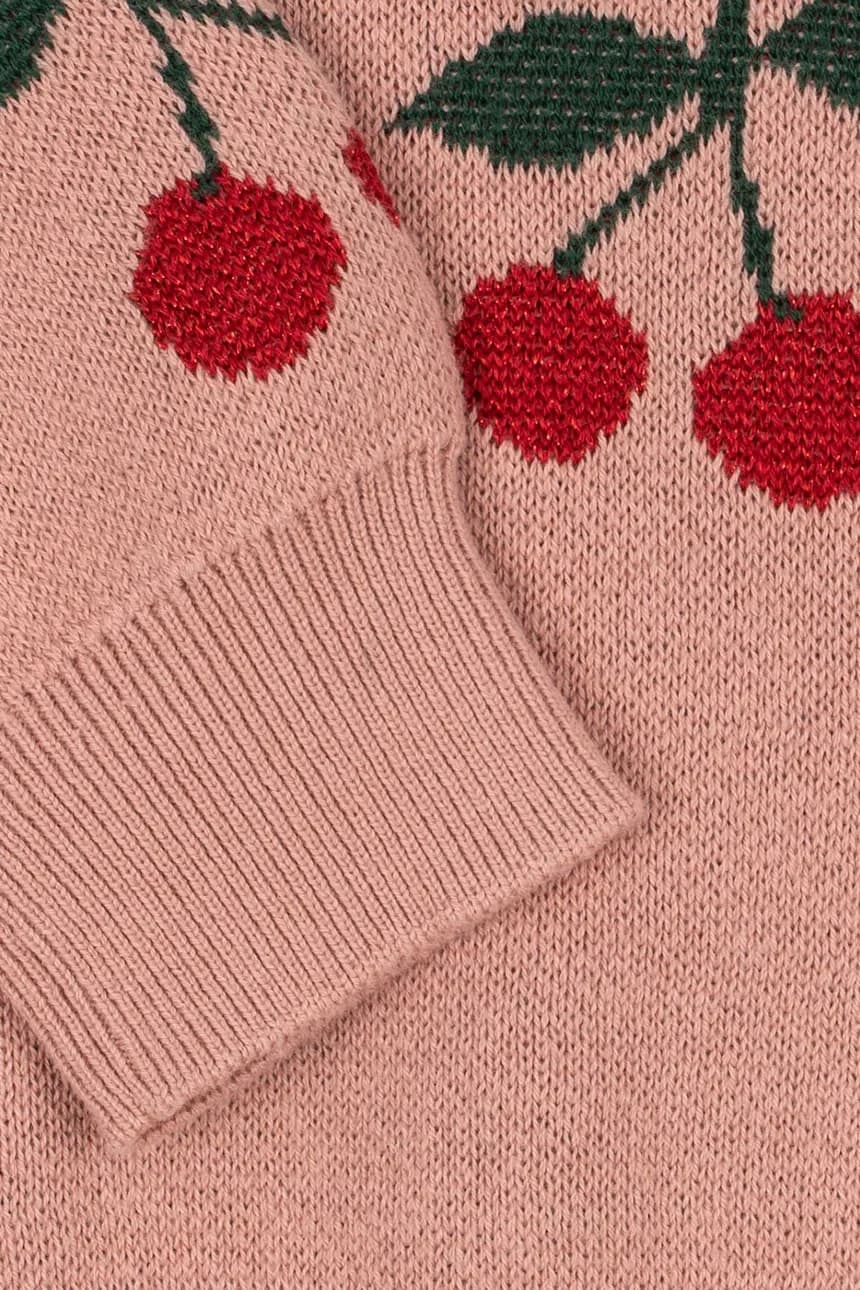 БЛУЗКА С ЛЯПИС-ЛЮРЕКСОМ детский свитер - фото 4