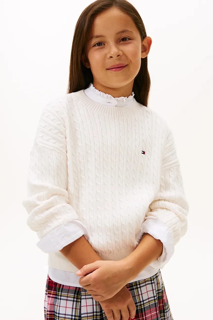 Детский хлопковый свитер