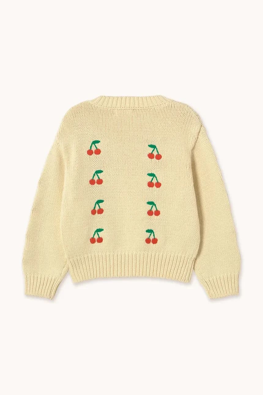 Детский хлопковый свитер MINI CHERRIES SWEATER - фото 3