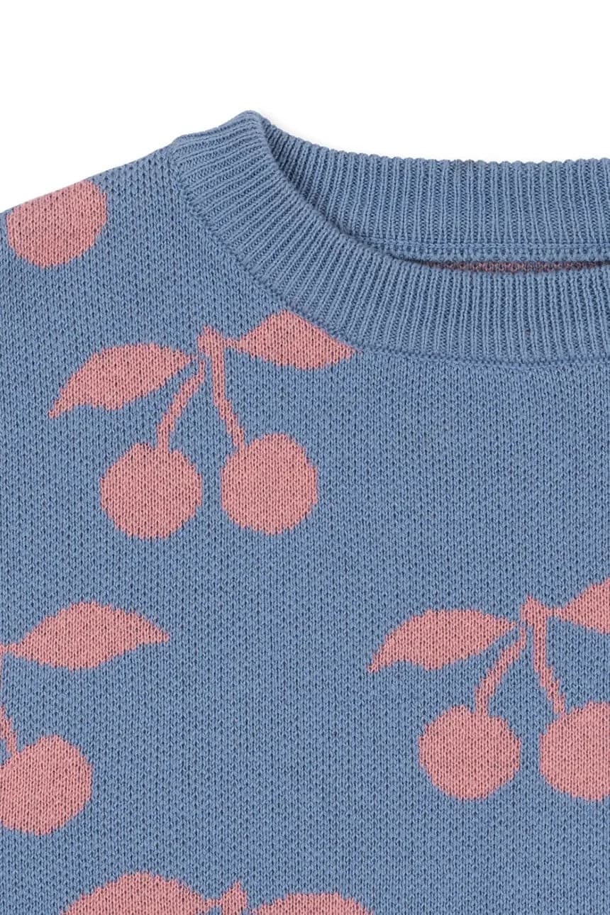 Детский хлопковый свитер LAPIS KNIT SWEATER GOTS - фото 3