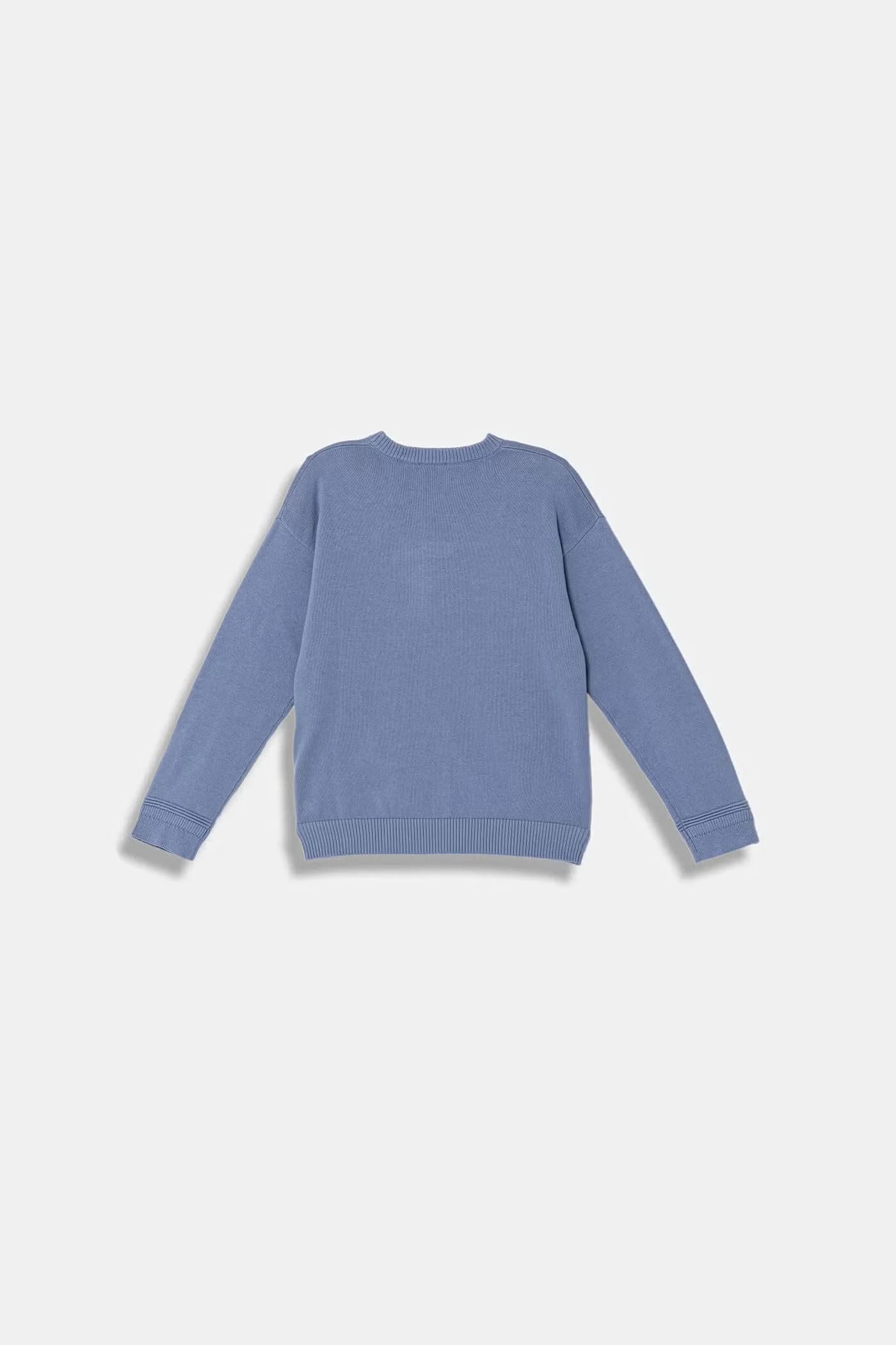 Детский хлопковый свитер - фото 2