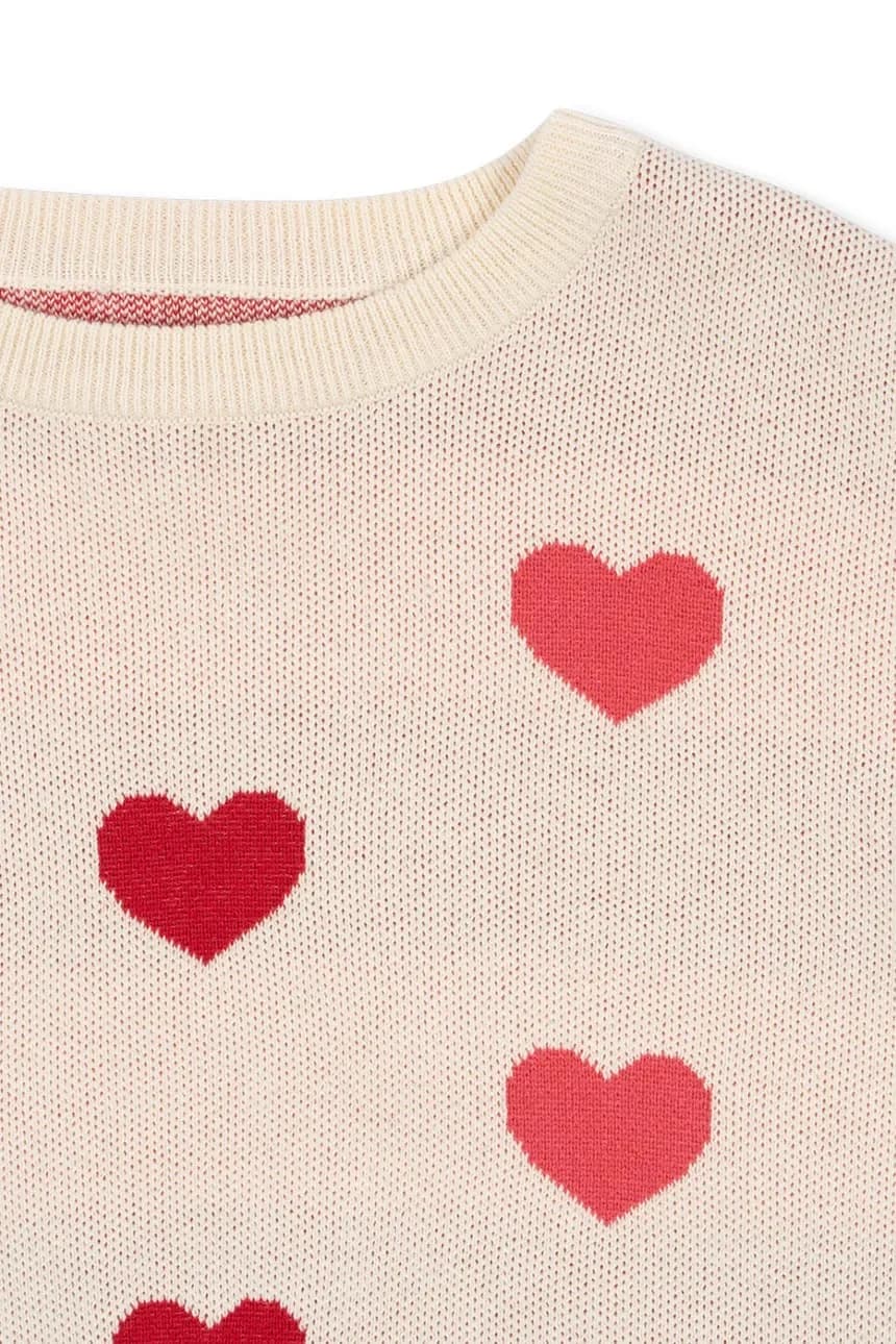 Детский хлопковый свитер LAPIS KNIT SWEATER GOTS - фото 3