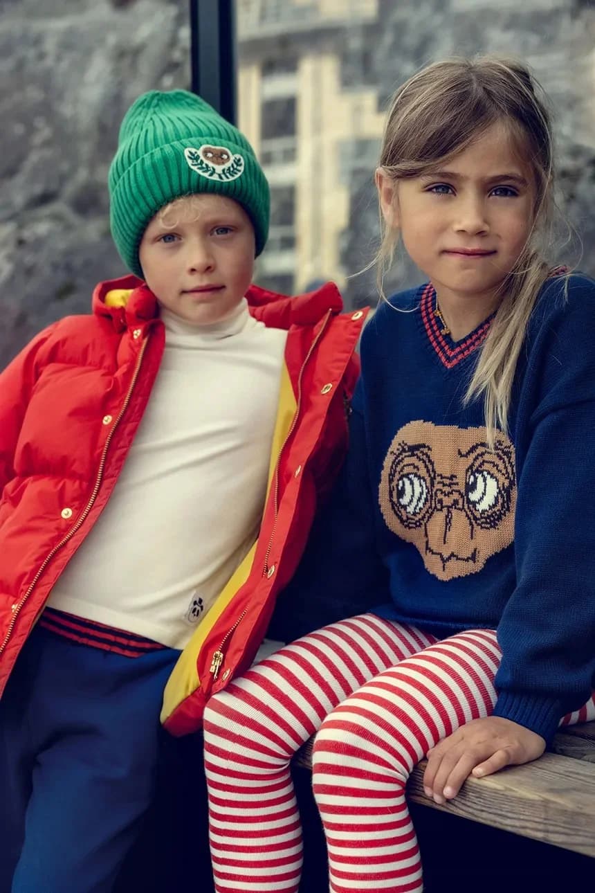 Детский хлопковый свитер E.T.