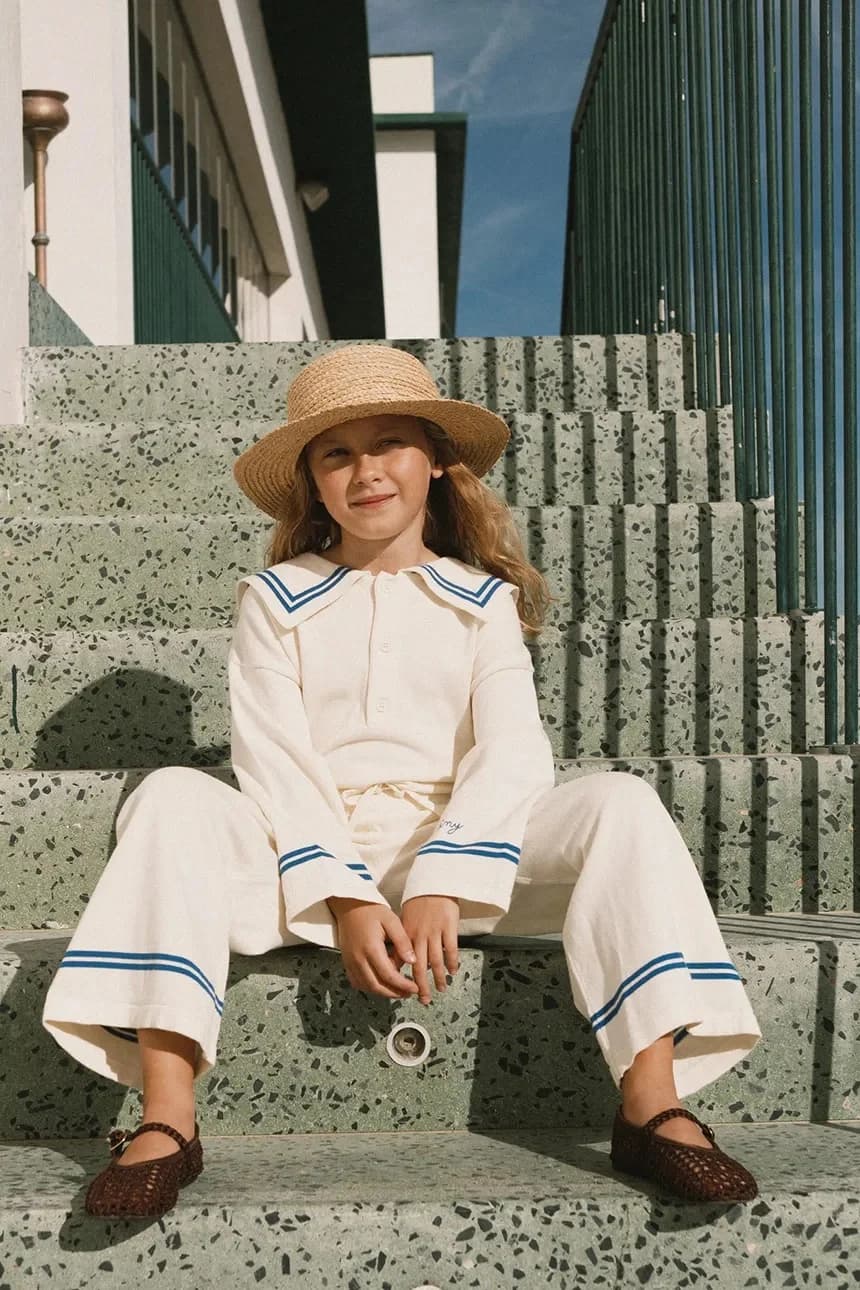 Детский хлопковый свитер SAILOR TINY CARDIGAN