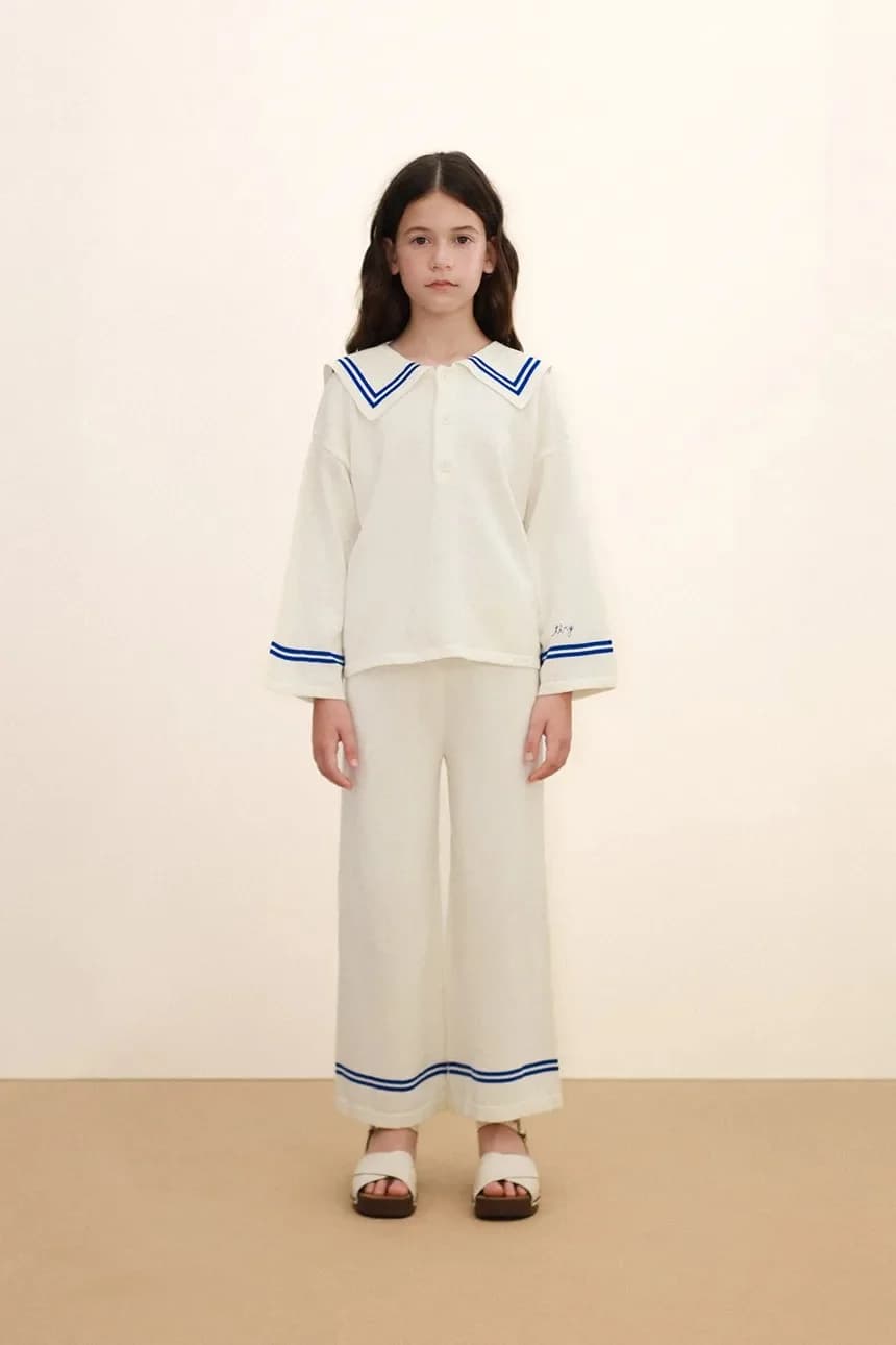 Детский хлопковый свитер SAILOR TINY CARDIGAN - фото 6