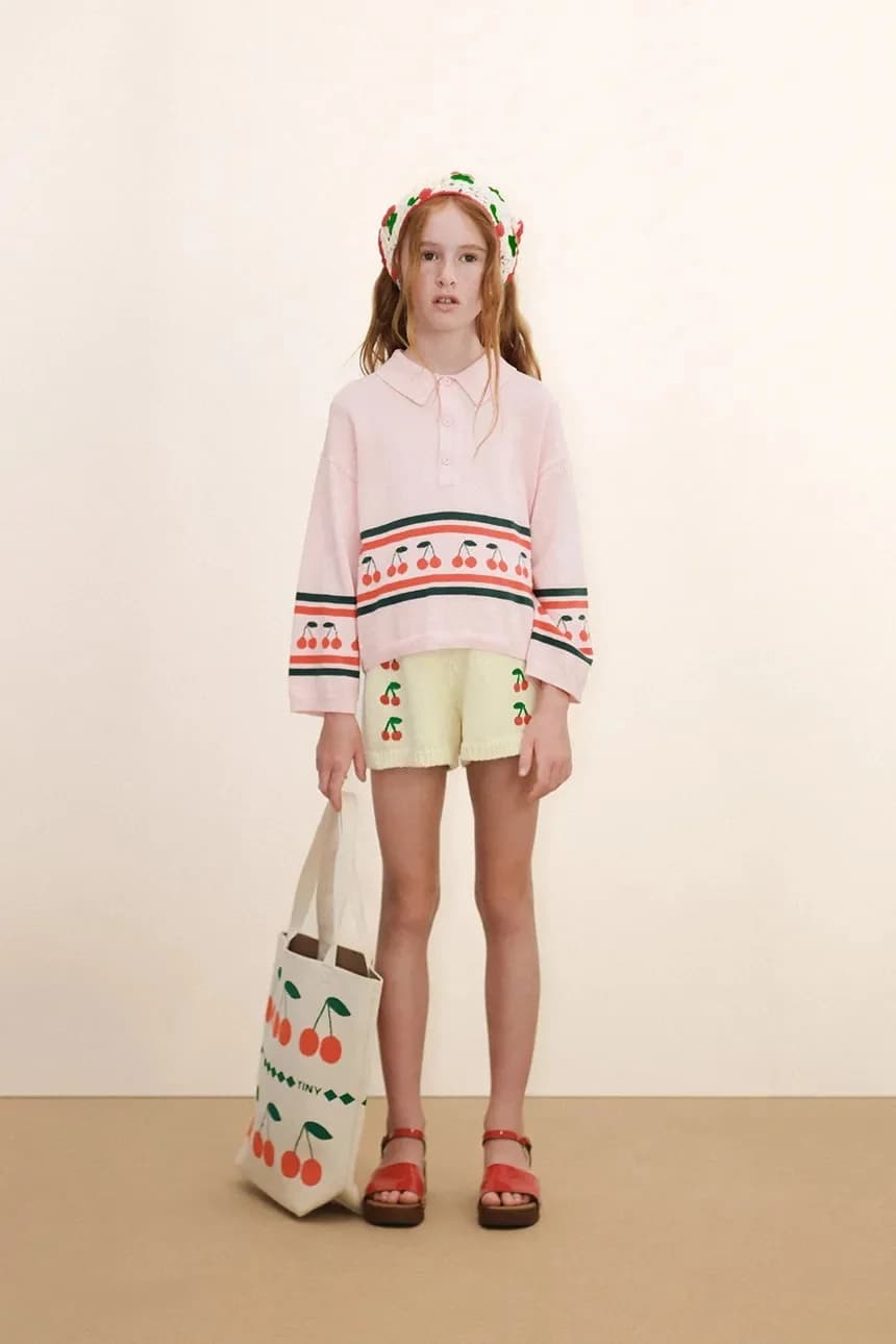 Детский хлопковый свитер CHERRIES SWEATER - фото 7