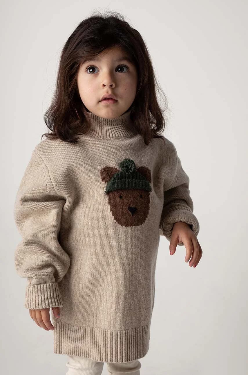 Denn Merino Wool Sweater детский шерстяной свитер Bear