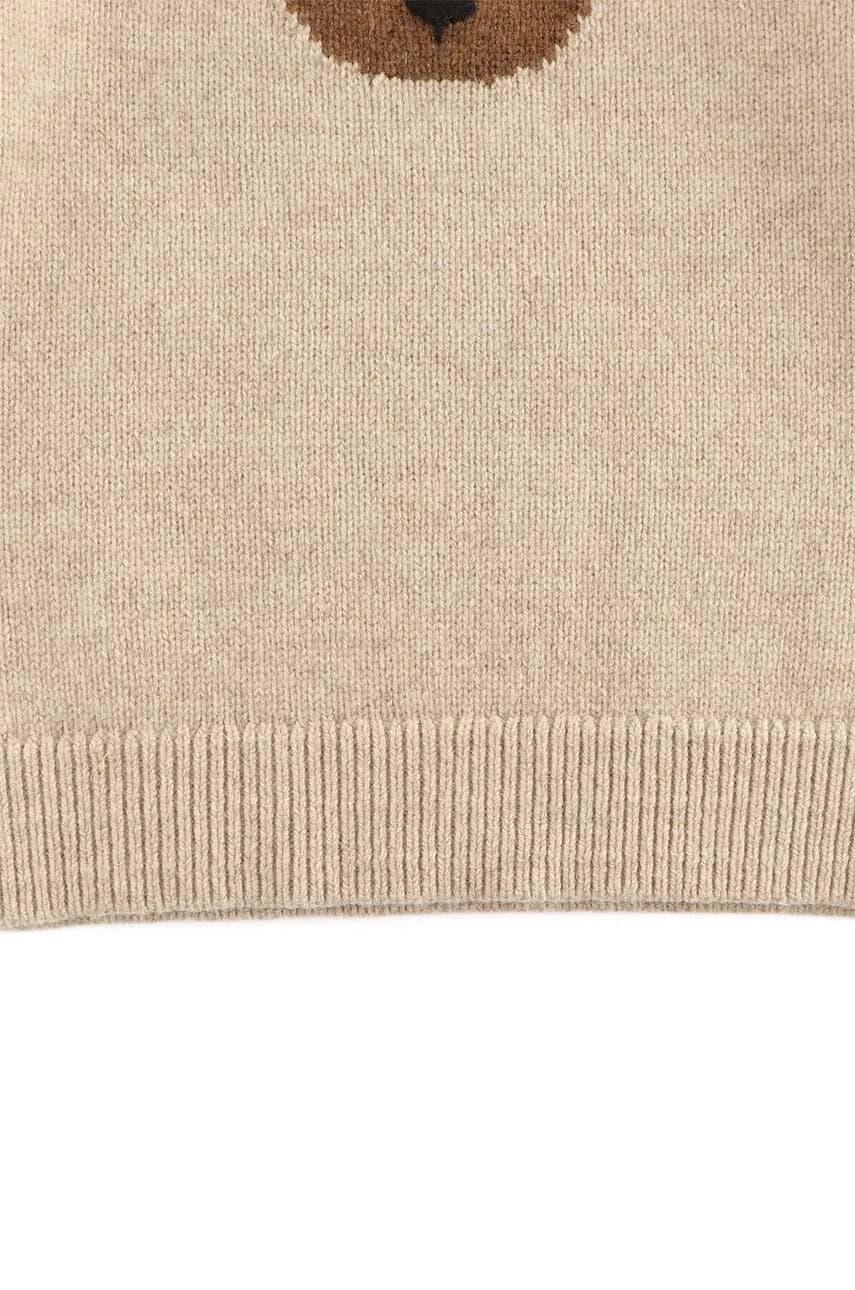 Denn Merino Wool Sweater детский шерстяной свитер Bear - фото 5