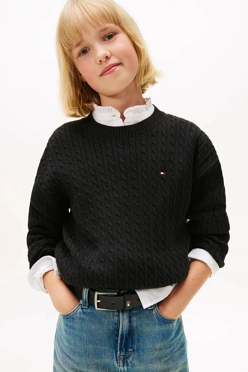 Детский хлопковый свитер