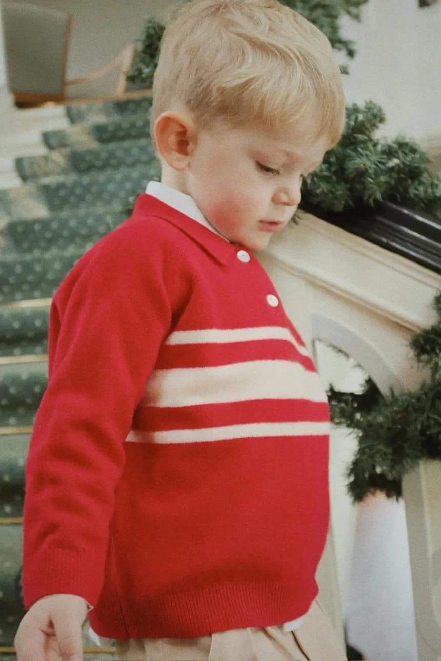 Детский шерстяной свитер BASI POLO