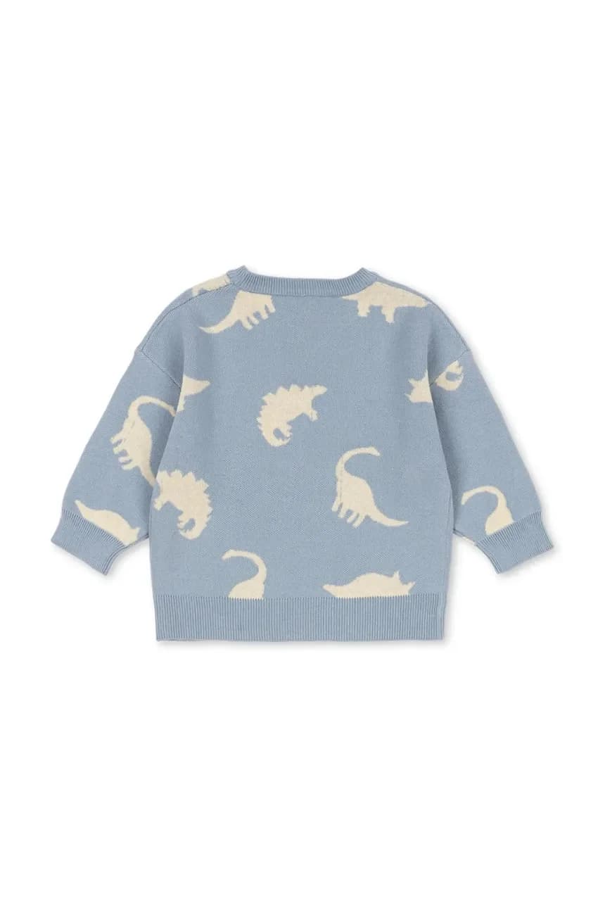 Детский хлопковый свитер LAPIS KNIT SWEATER GOTS - фото 2