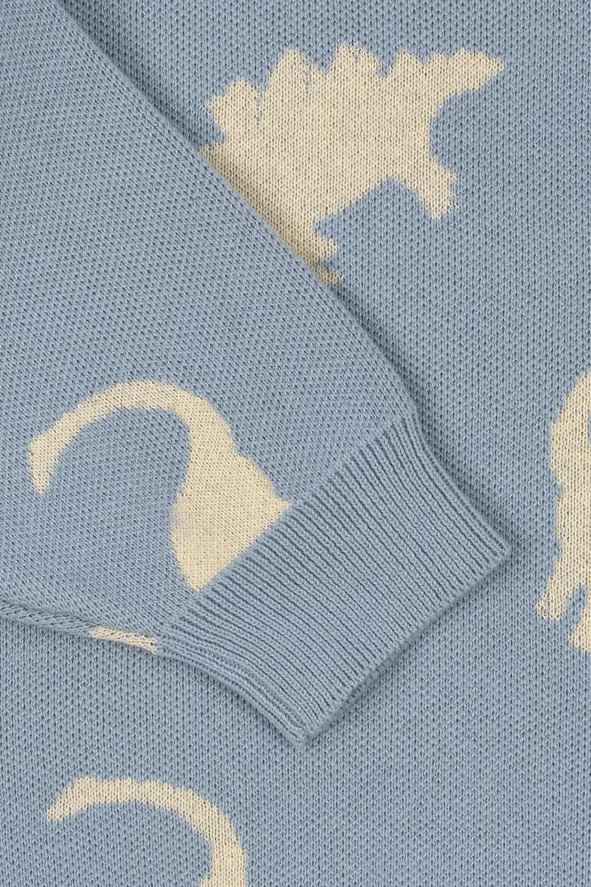 Детский хлопковый свитер LAPIS KNIT SWEATER GOTS - фото 4