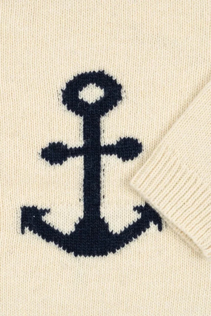 ТРИКОТАЖНЫЙ СВИТЕР ЯКОР - фото 5