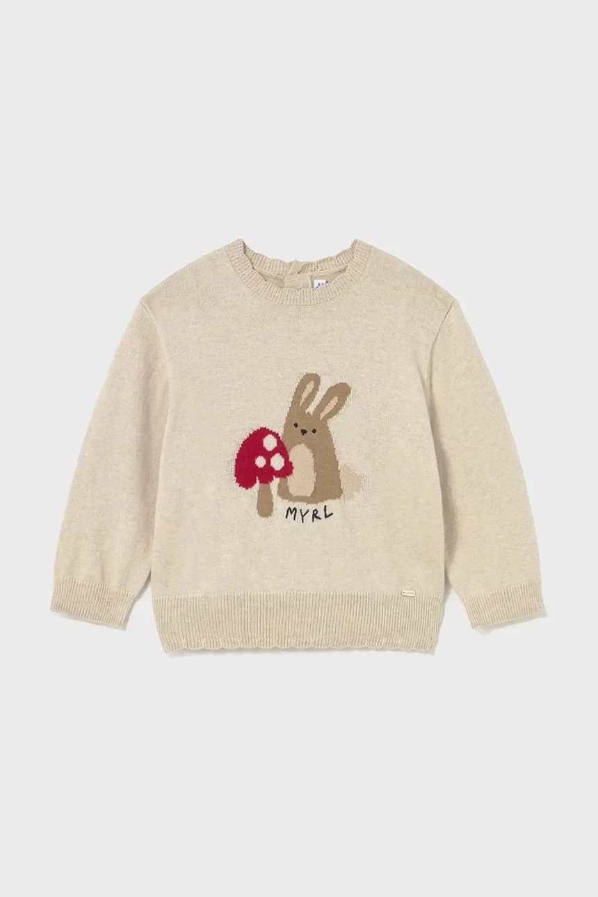 Детский свитер из смесовой шерсти - фото 2