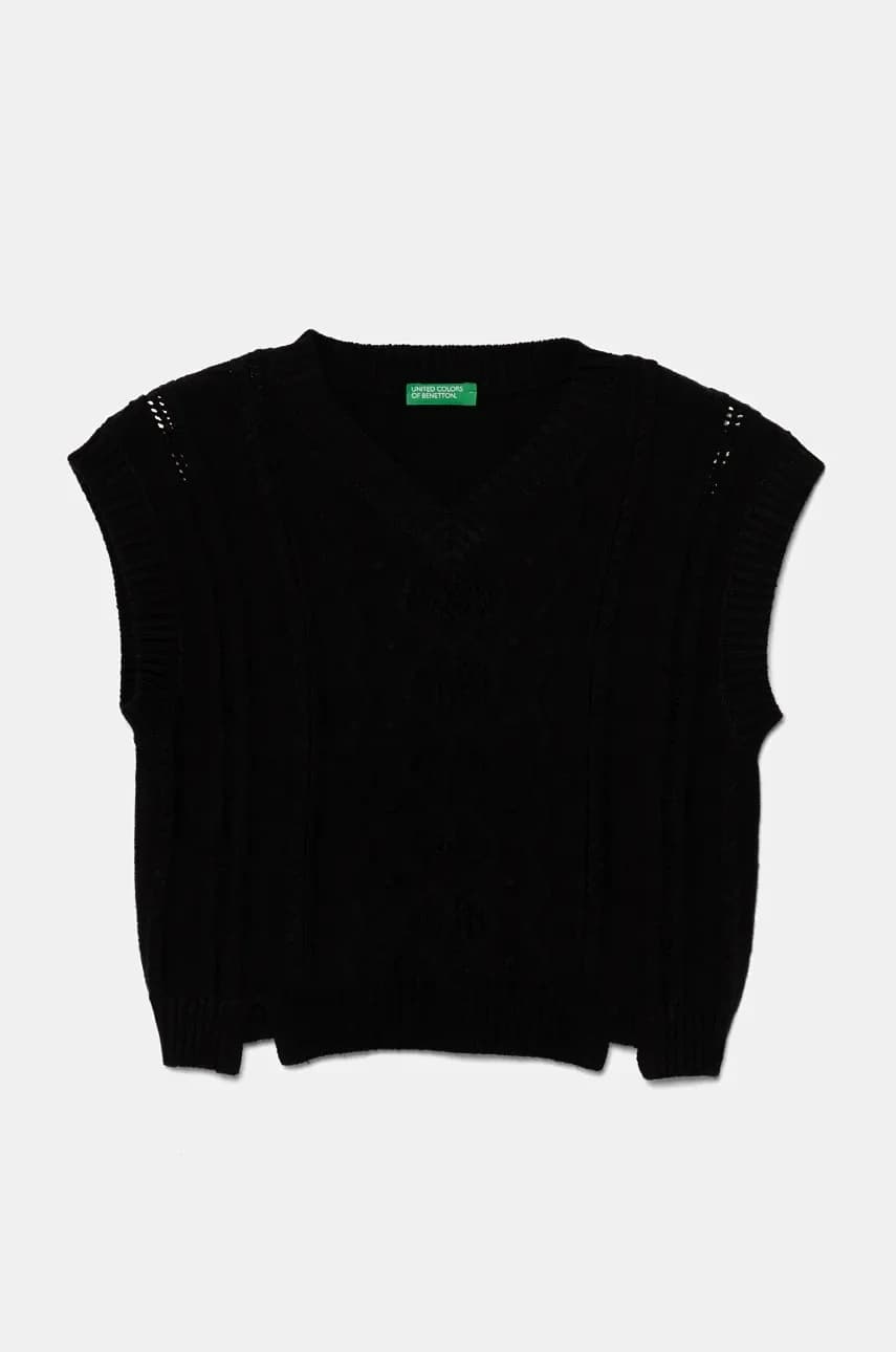 Детский жилет из смесовой шерсти