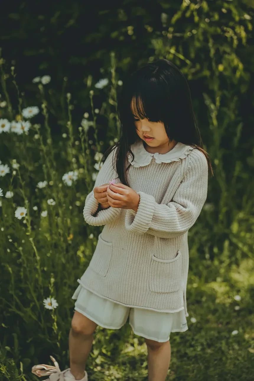 Детский хлопковый свитер Stella Sweater