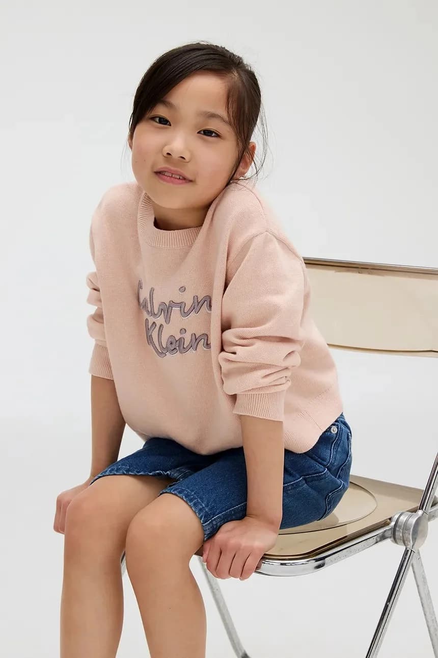 Детский хлопковый свитер