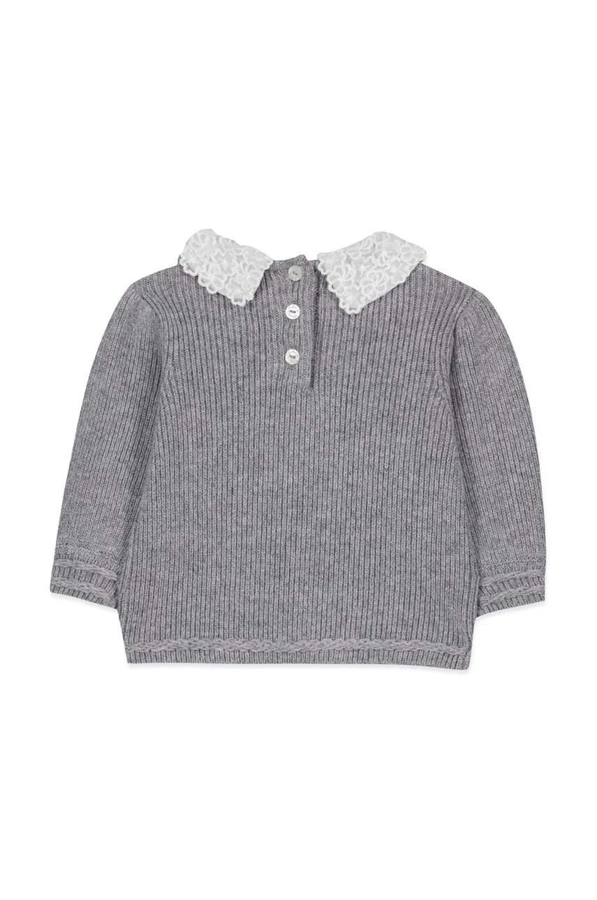 Детский свитер из смесовой шерсти - фото 2