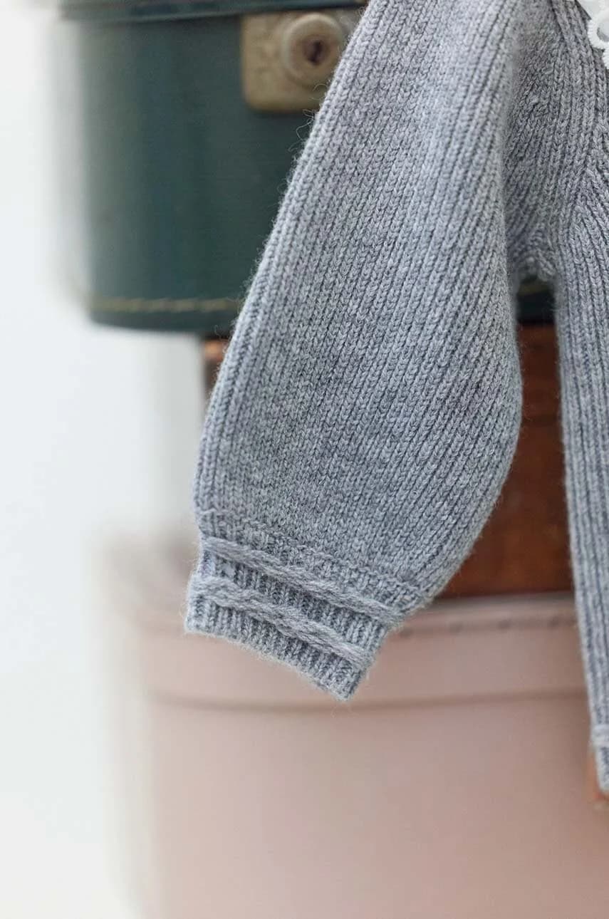 Детский свитер из смесовой шерсти - фото 7