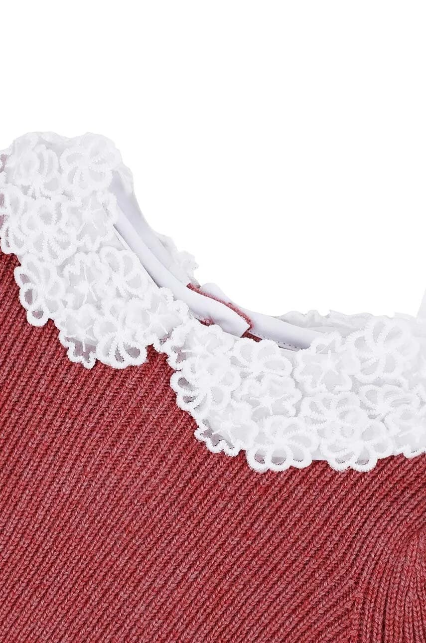 Детский свитер из смесовой шерсти - фото 3