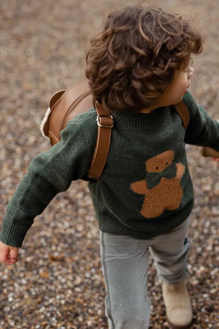 Свитер Denn из мериносовой шерсти, имбирный пряничный свитер из детской шерсти