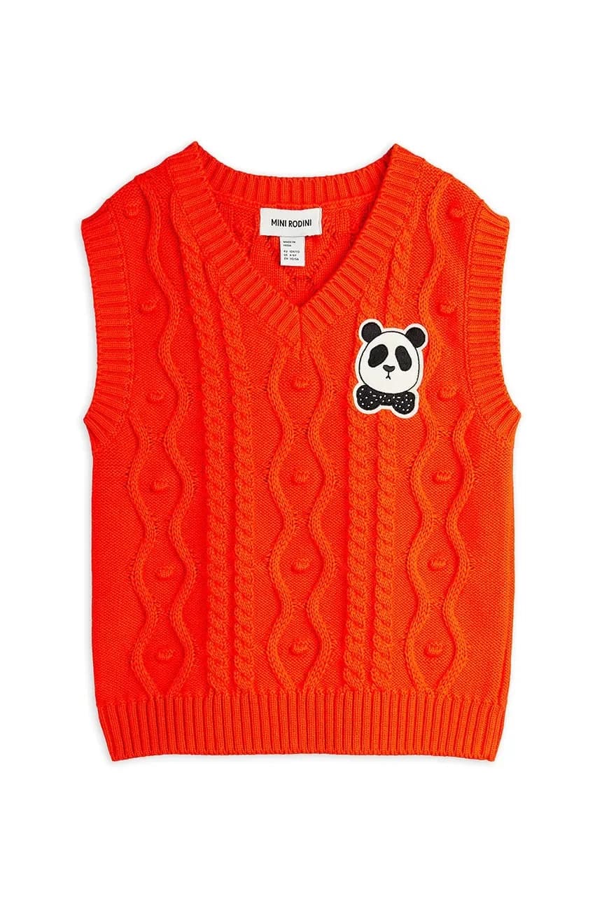 Детский хлопковый жилет Panda - фото 2