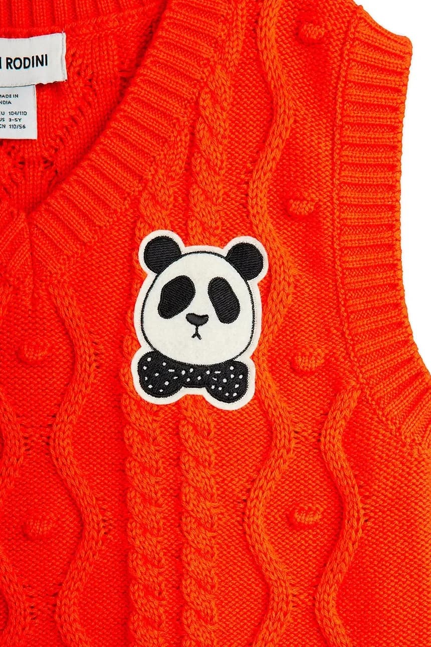 Детский хлопковый жилет Panda - фото 4