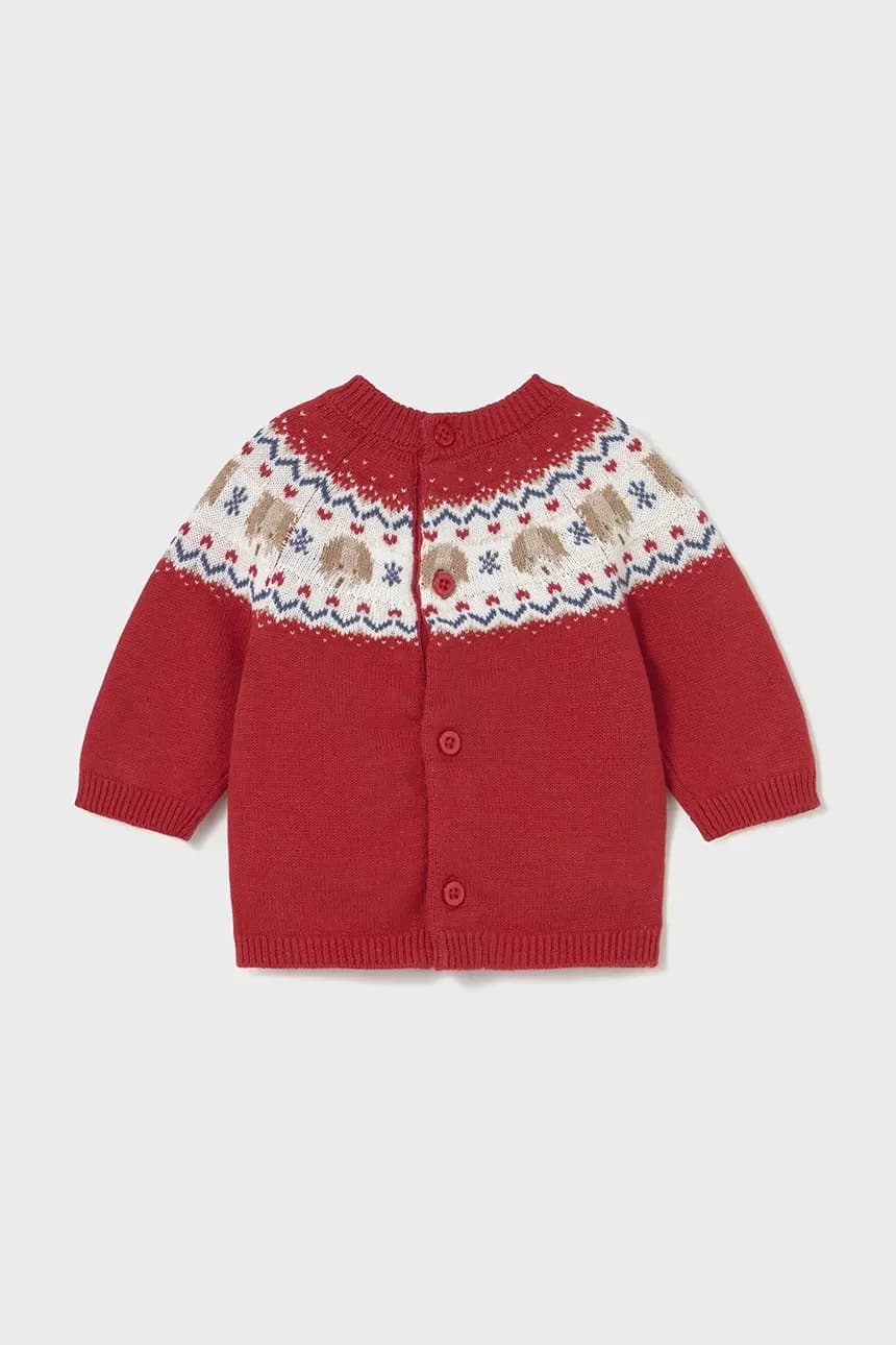 Детский свитер из смесовой шерсти - фото 3