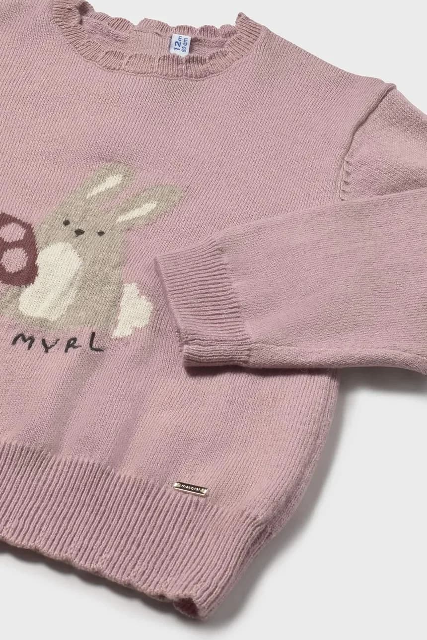 Детский свитер из смесовой шерсти - фото 3