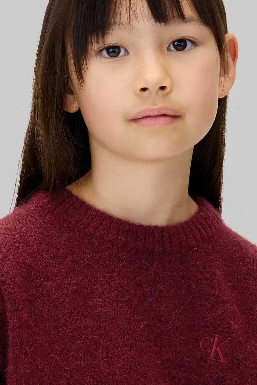 Детский свитер из смесовой шерсти - фото 3