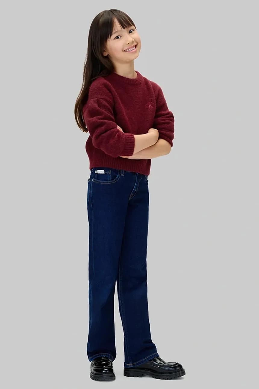 Детский свитер из смесовой шерсти - фото 4