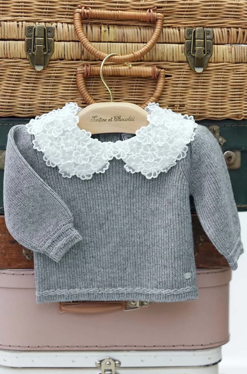 Детский шерстяной свитер - фото 4