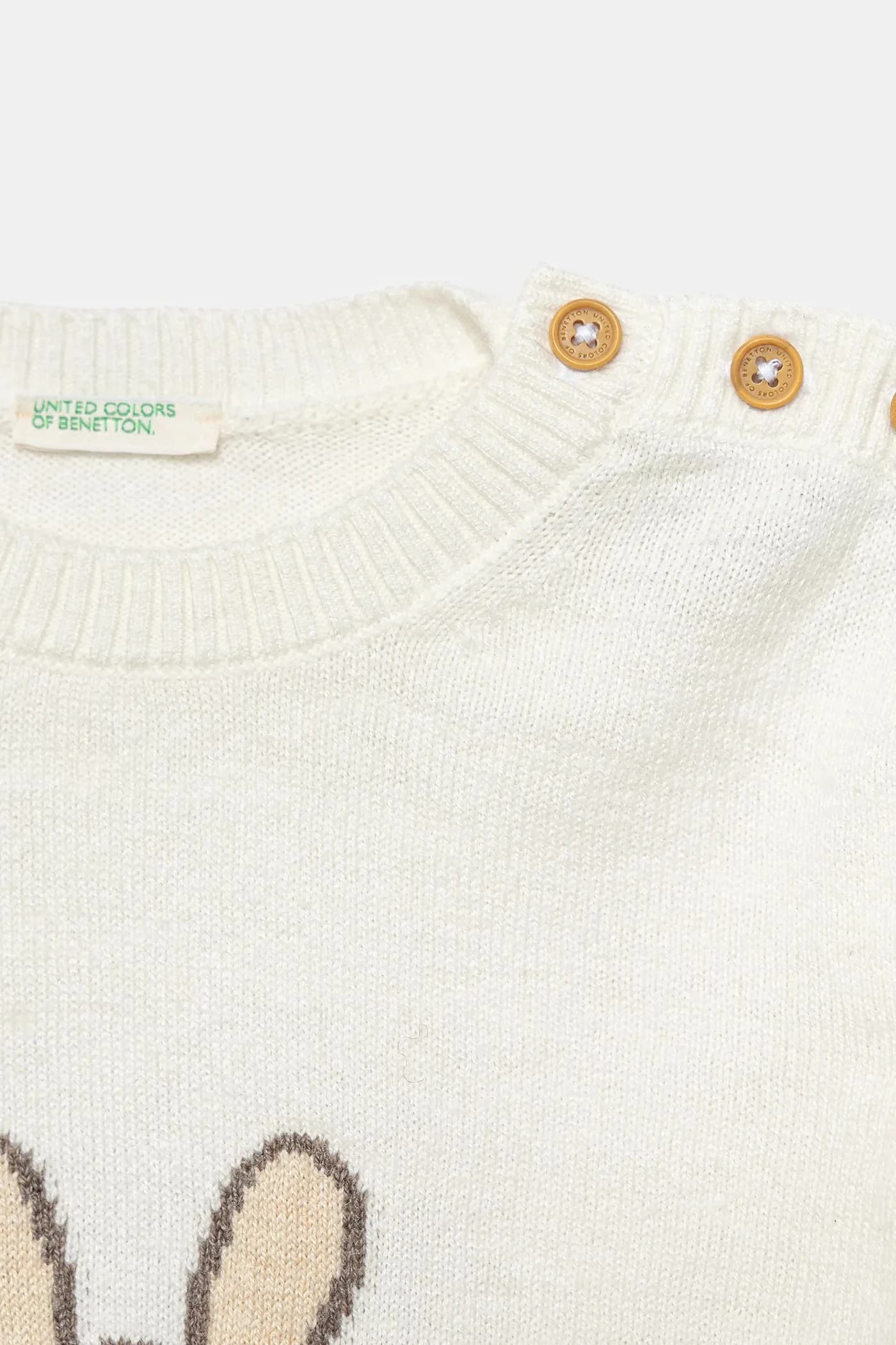 Детский свитер из смесовой шерсти - фото 3