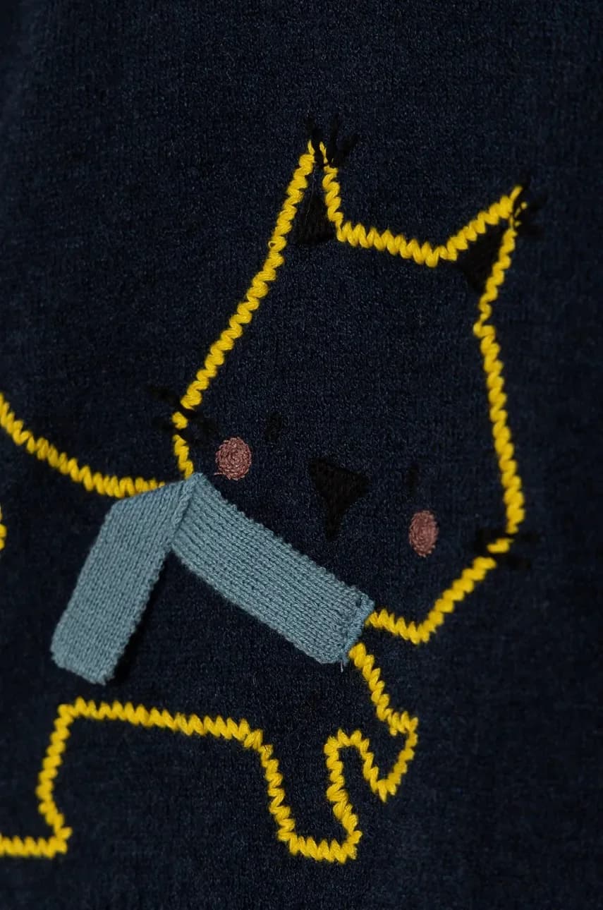 Детский свитер из смесовой шерсти - фото 3