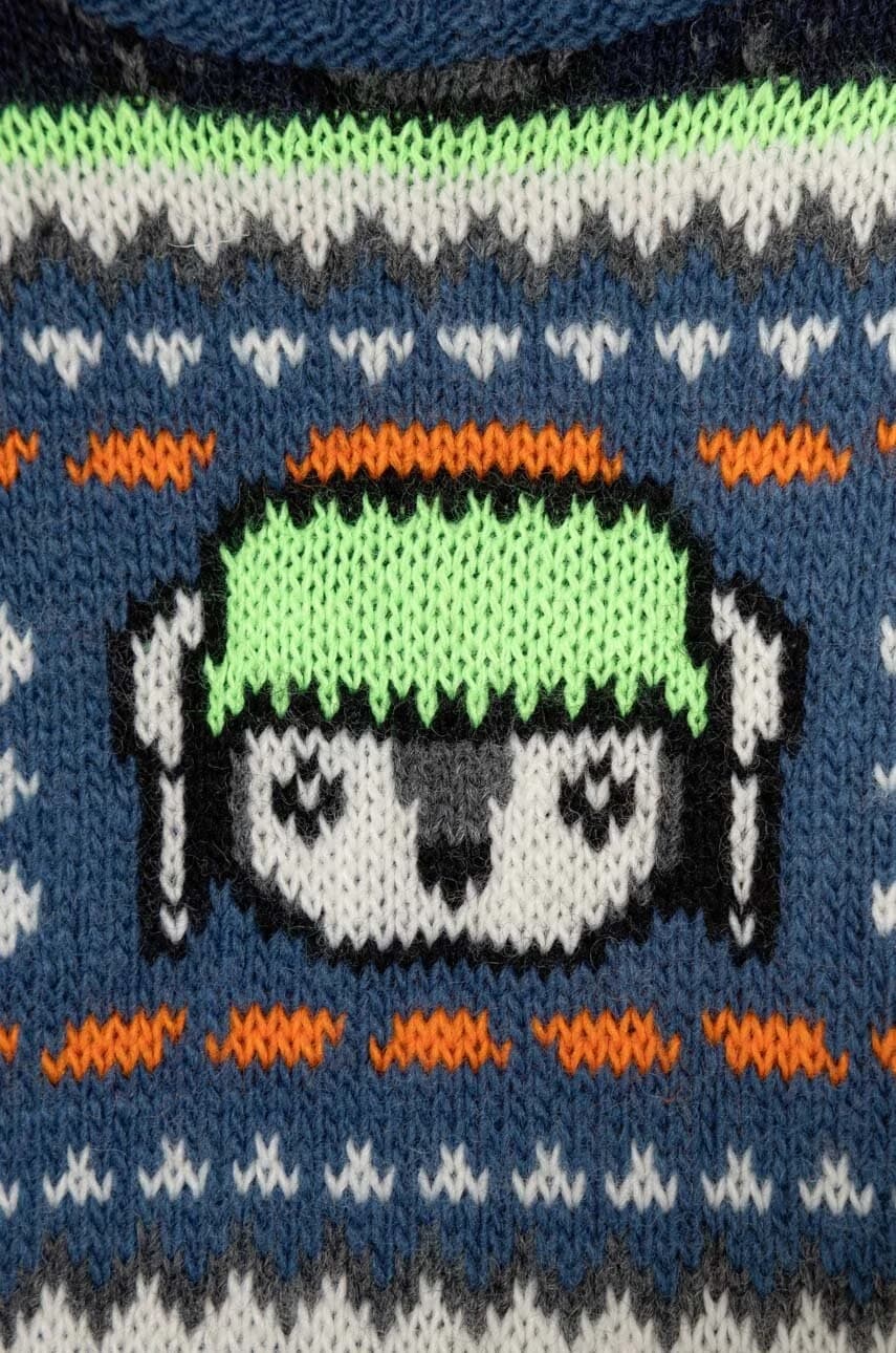 Детский свитер из смесовой шерсти - фото 3