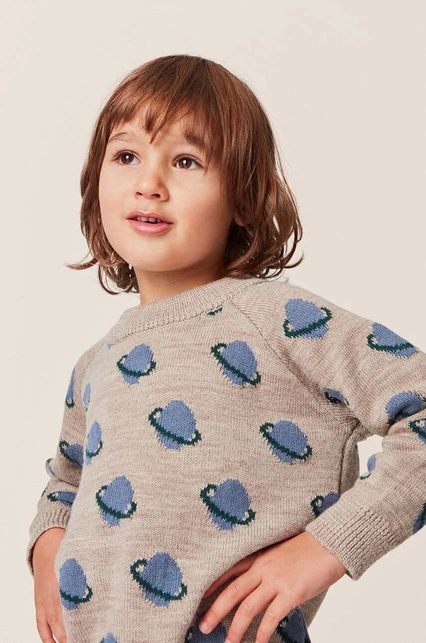 Детский шерстяной свитер