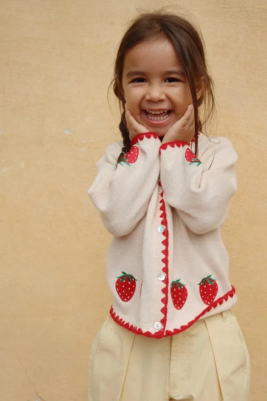 Детский шерстяной кардиган COLLETTE CARDIGAN