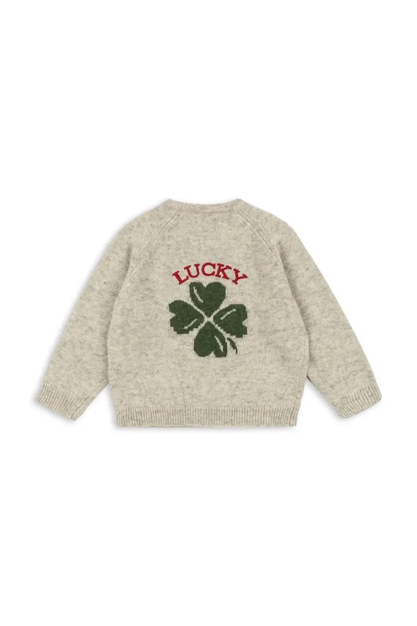 BILLI KNIT CARDIGAN детский кардиган из шерсти - фото 3