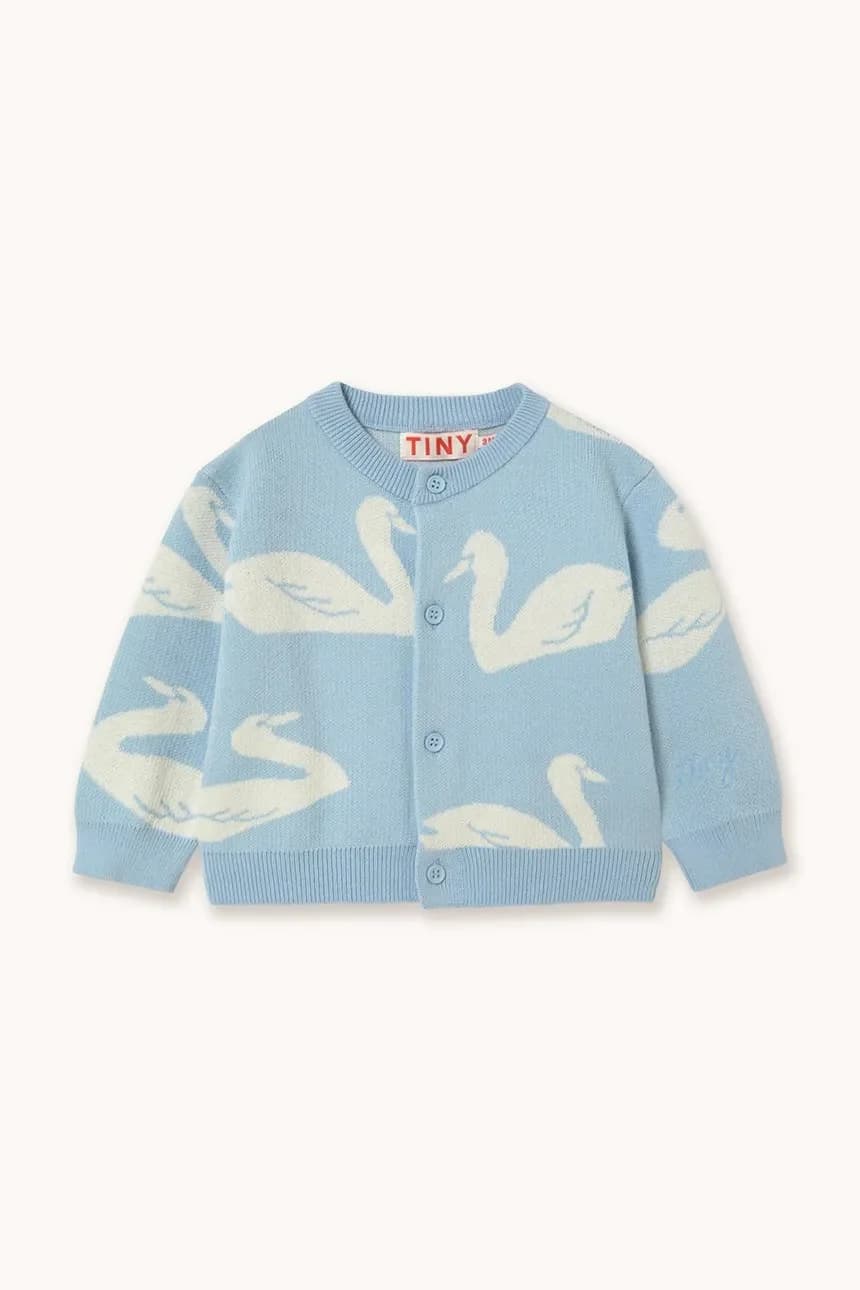 Хлопковый детский кардиган BIG SWANS BABY CARDIGAN