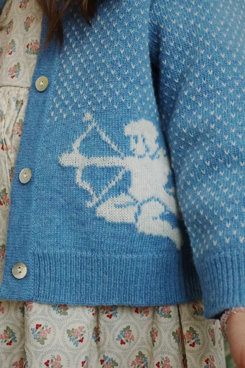 Детский кардиган с добавлением шерсти BELOU KNIT CARDIGAN - фото 8