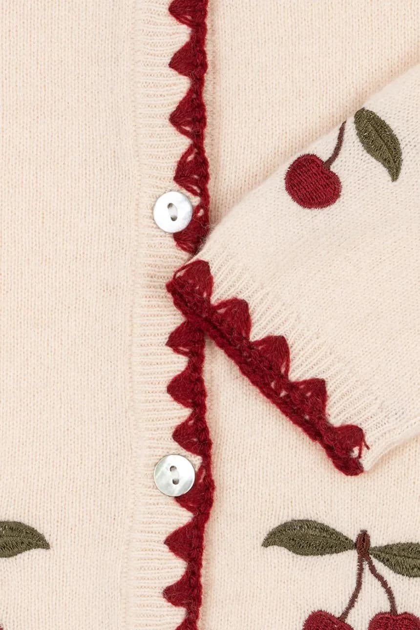 Детский шерстяной кардиган COLLETTE CARDIGAN - фото 5