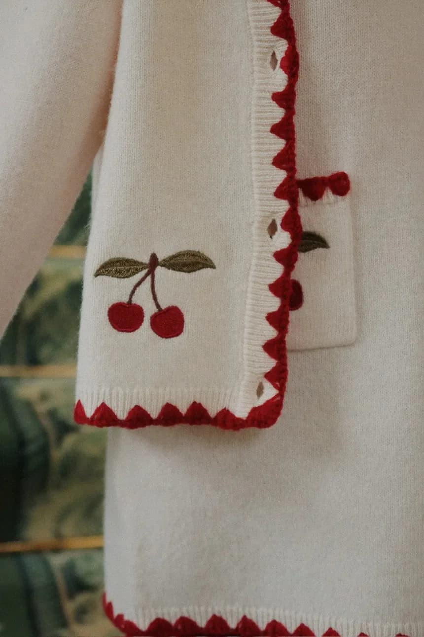 Детский шерстяной кардиган COLLETTE CARDIGAN - фото 8