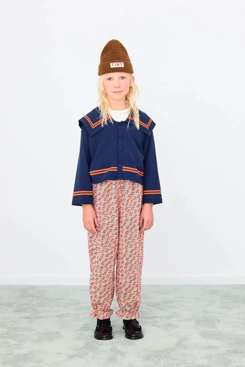 Детский свитер STRIPES TINY CARDIGAN - фото 5